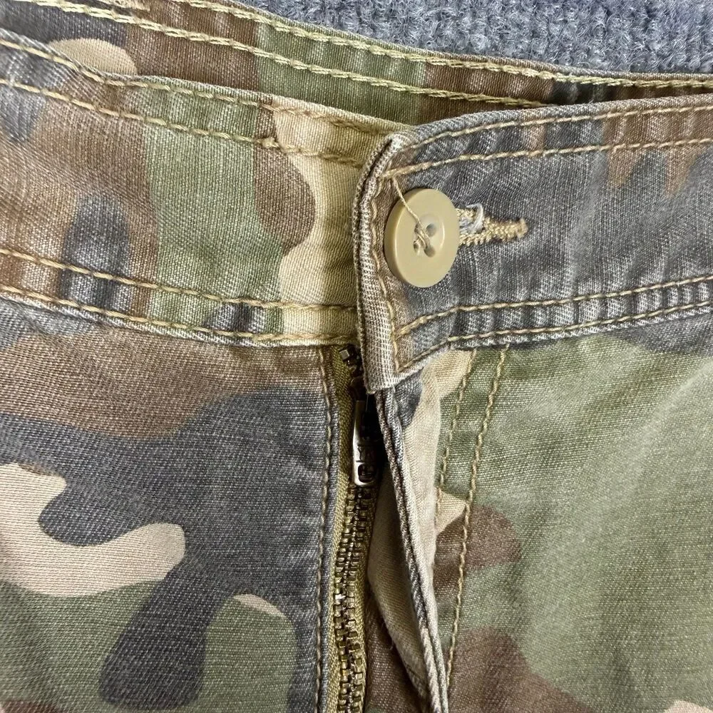 Outdoor Life Mens Cargo Pants 38x28 Camo Hunting Work Utility Baggy Wide Leg Y2K